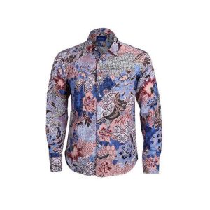 Multicolored Men’s’ Formal Vintage Shirt