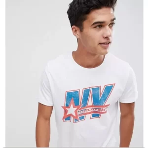 Jack & Jones NY Print Graphical T-shirt (White)