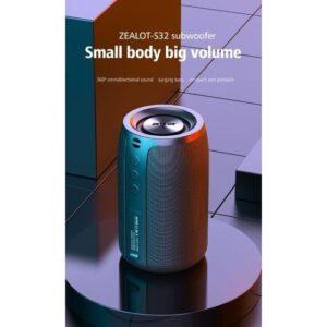Zealot S32 Wireless Speaker Blackz