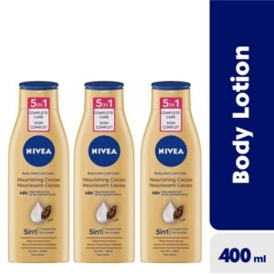 Buy Nivea Nourishing Cocoa Body Lotion – 400ml (Pack Of 3)