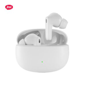 Itel TWS Earpods with Super Bass, 35 hours battery (White Colour)