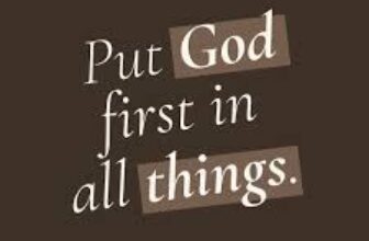 Short Video : 7 Things that help you Lives Purposefully when you put God First