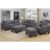 Living Room Sofa Set 6 Seater – Grey colour