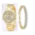 Elegant Styled  Front Wrist Watch With Bracelet- Gold in Nigeria