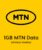 Buy MTN SME 1GB for 1 Month Data Subscription